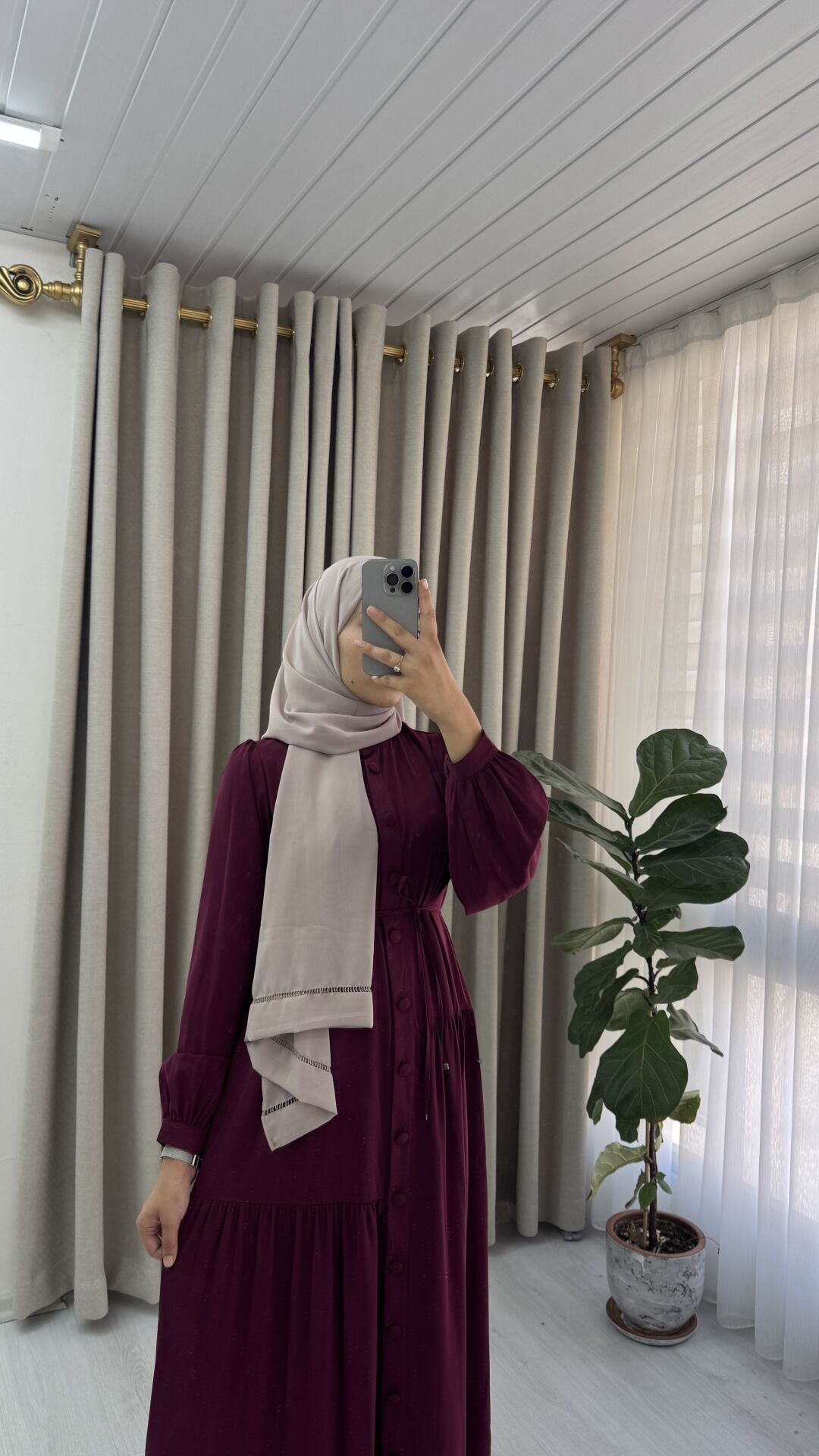 NEHİR MODEL mürdüm renk