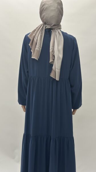 YAĞMUR ELBİSE indigo mavi