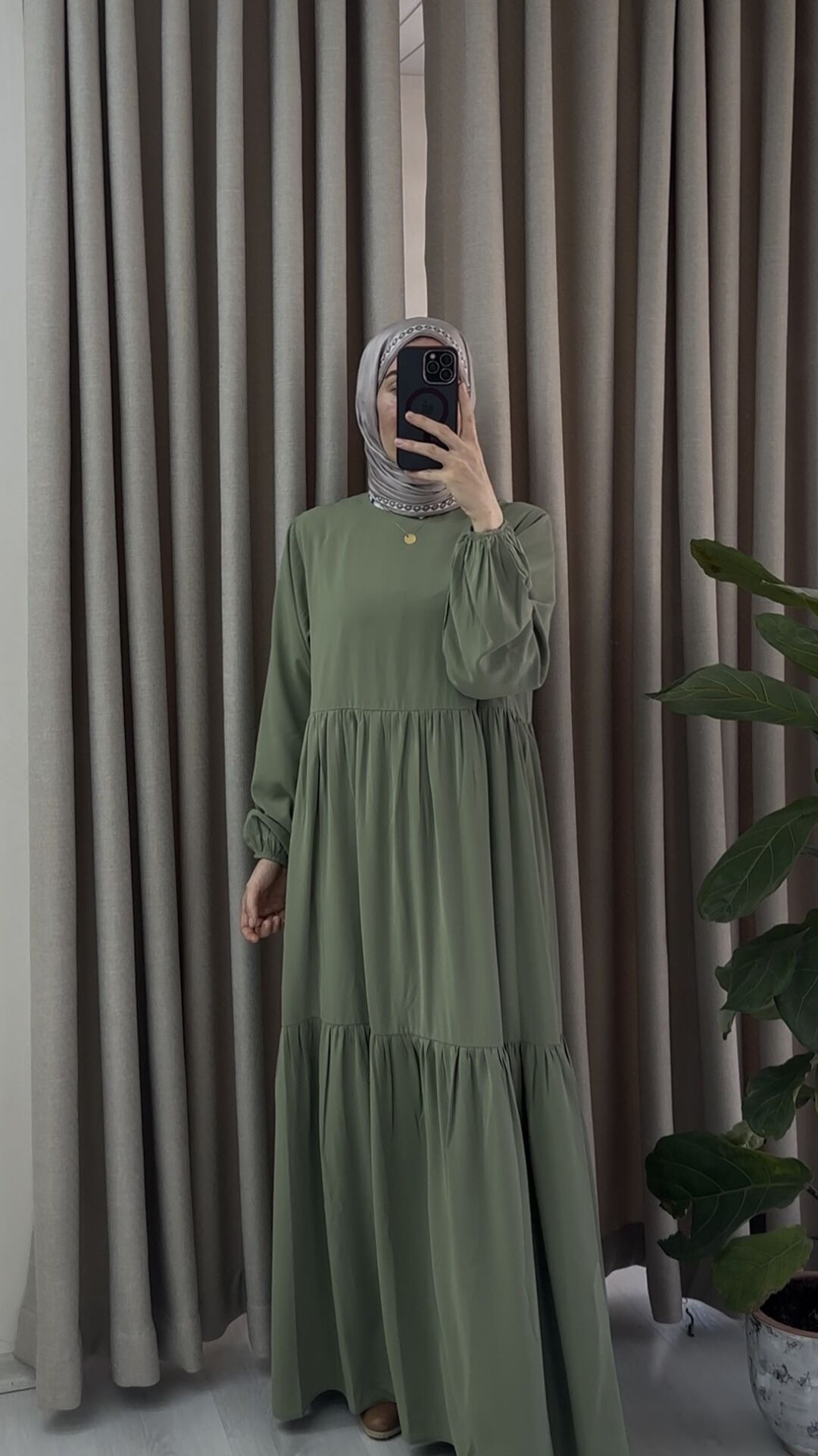 YAĞMUR ELBİSE çağla yeşili