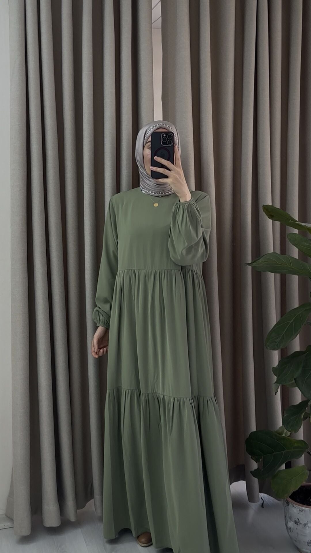 YAĞMUR ELBİSE çağla yeşili