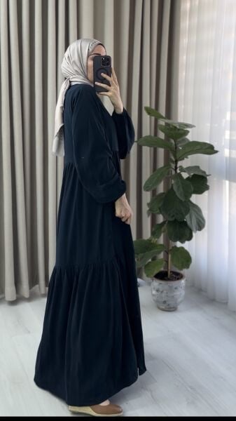 YAĞMUR ELBİSE lacivert