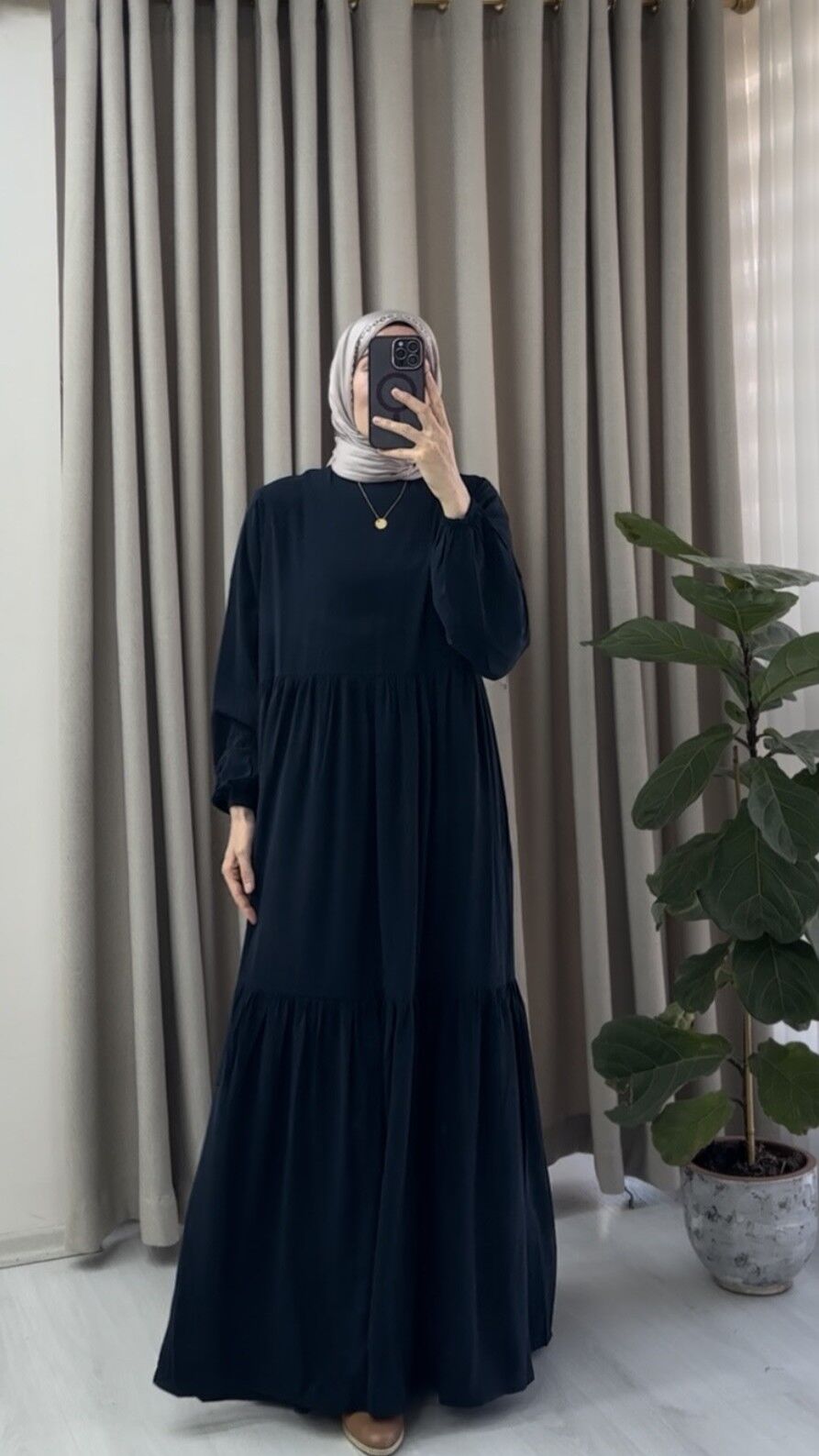 YAĞMUR ELBİSE lacivert