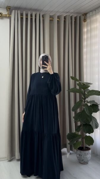 YAĞMUR ELBİSE lacivert