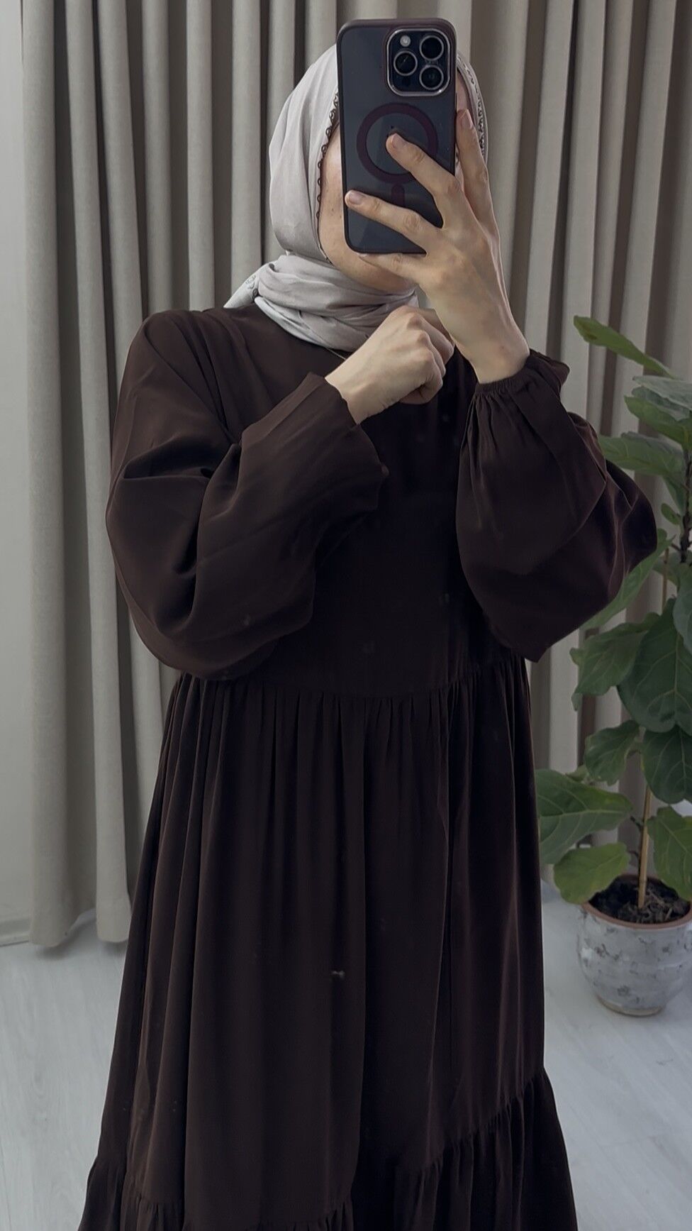 YAĞMUR ELBİSE acı kahve