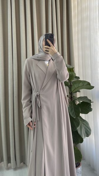 Bağlamalı Ceket Ferace
