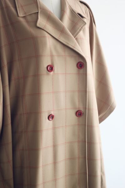 Biye detaylı bej  panço