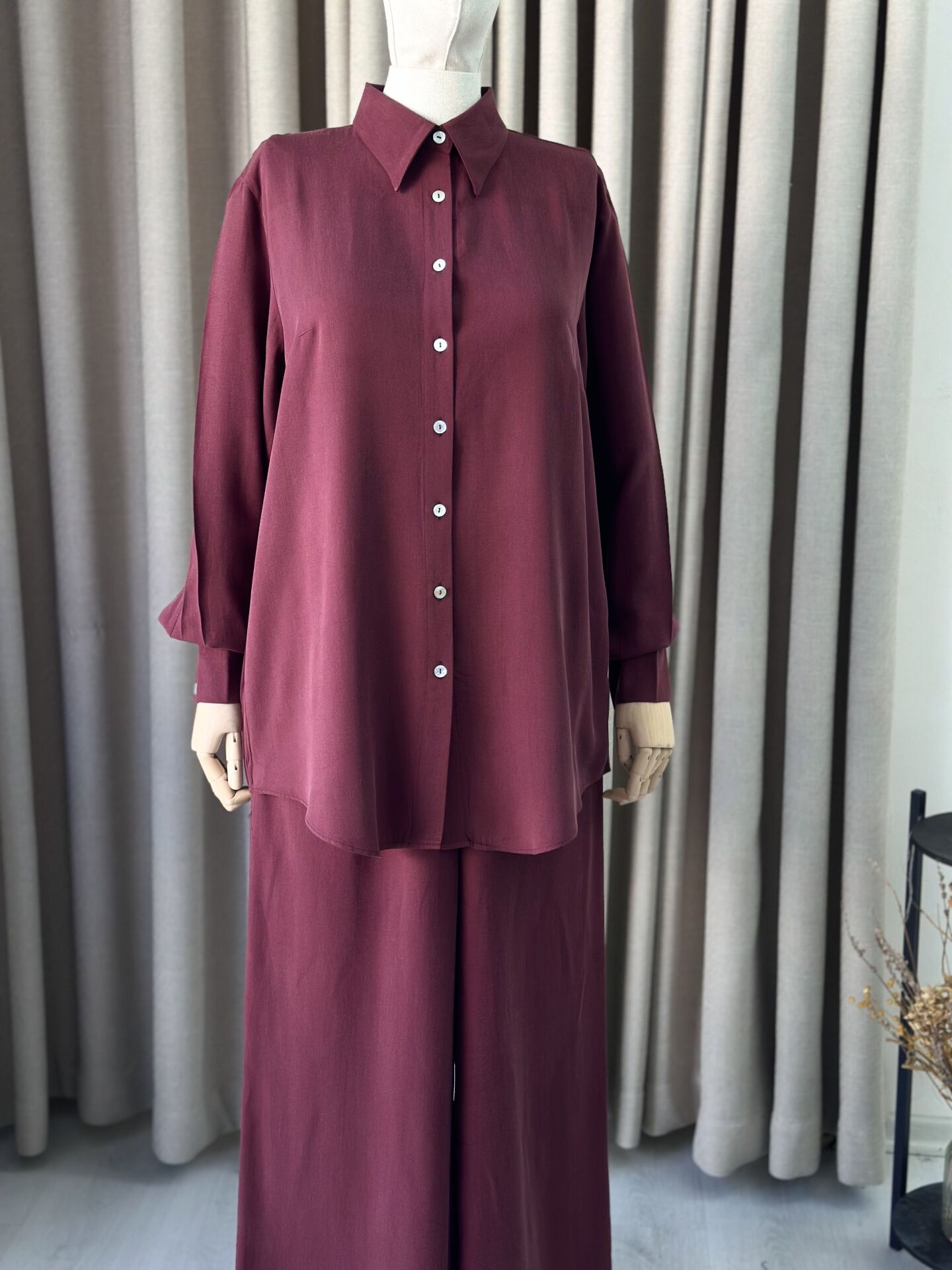 VERRA TENSEL SET burgunderrot