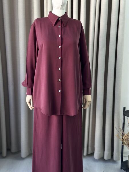 VERRA TENSEL SET burgunderrot