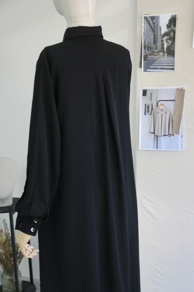 Verra Tencel Langarmanzug (schwarz)