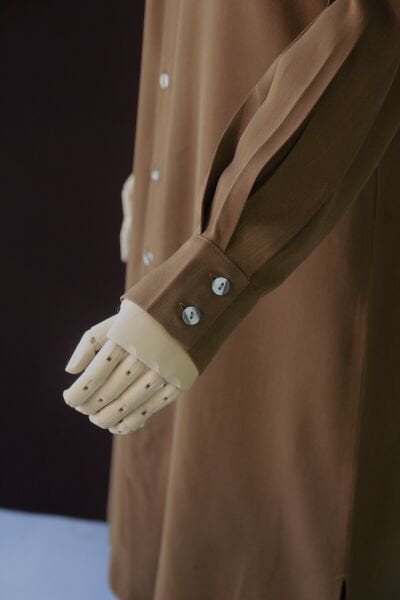 Verra Tencel Langarmanzug (hellbraun)