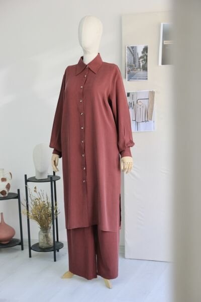 Verra Tencel Long Suit (Burgundy)