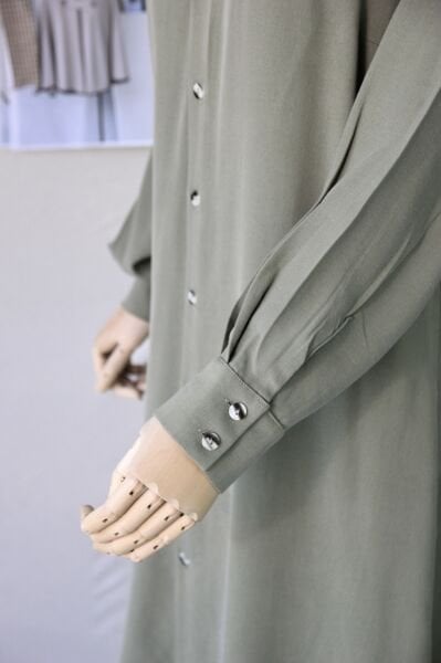 Verra Tencel langer Anzug (olivgrün)