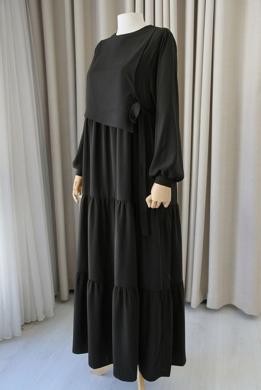 İNCİ SİYAH ELBİSE