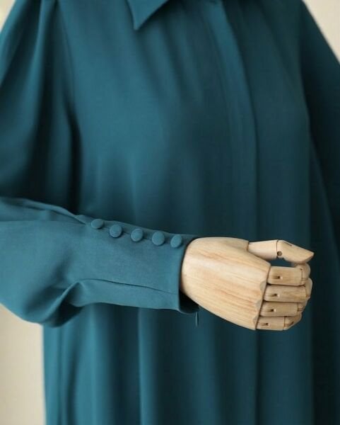 MİHRİ FERACE (Petrol yeşili )