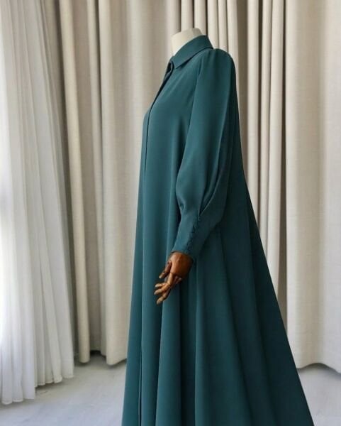 MİHRİ FERACE (Petrol yeşili )